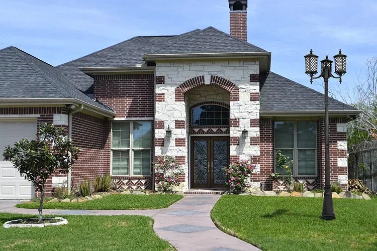 Czarna wysoka lampa stojąca do ogrodu - A448 K0-C01