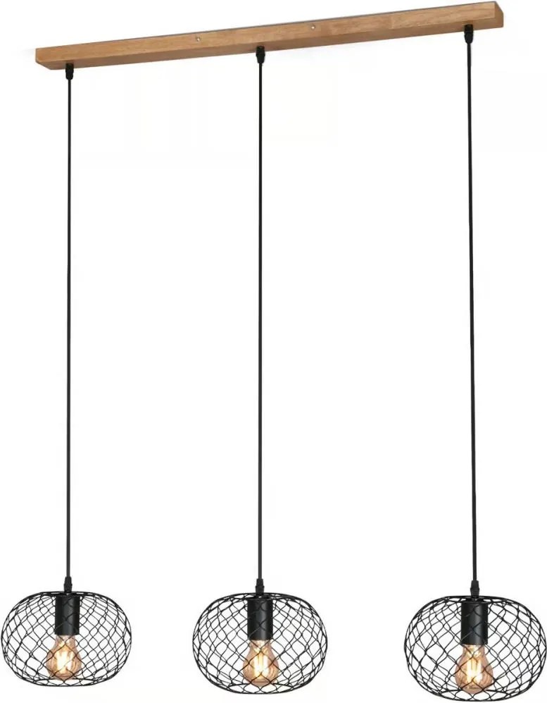 Brilo 4037-035 - Lampa wisząca na lince WINKI 3xE27/40W/230V