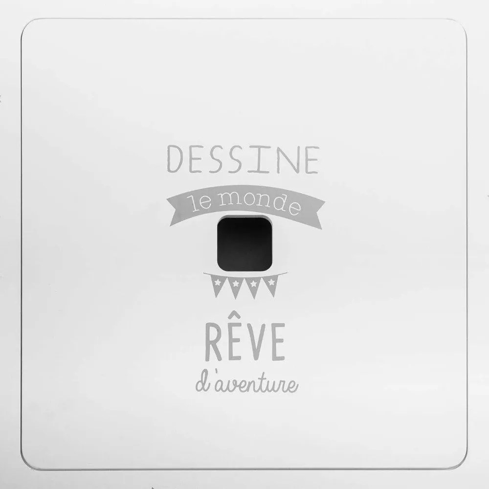 Stolik dla dzieci z tablicą do pisania + 2 taborety