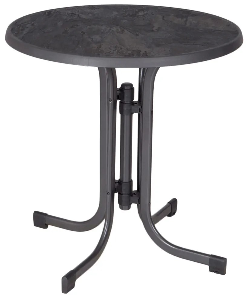 Stół ogrodowy Dine & Relax 70 cm pizarra / antracyt PATIO