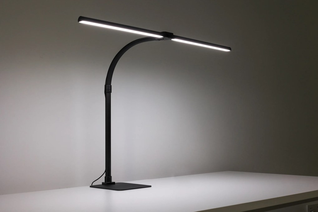 Lampa LED na biurko ALVARO, podstawa, pilot zdalnego sterowania