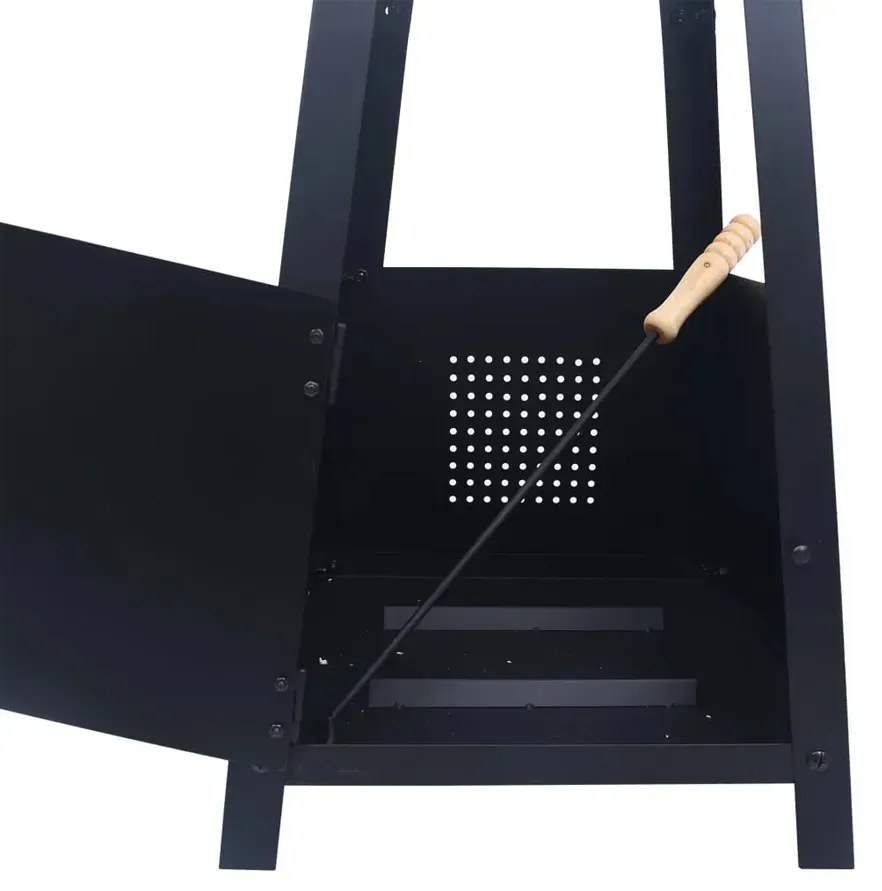 Kominek ogrodowy na nóżkach z pogrzebaczem C7-G75