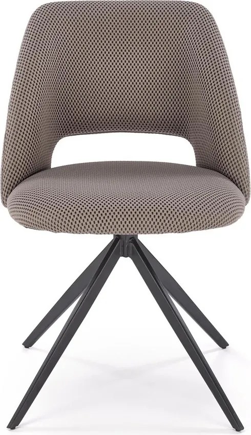 Obrotowe krzesło do jadalni z tkaniny membranowej K546 Halmar