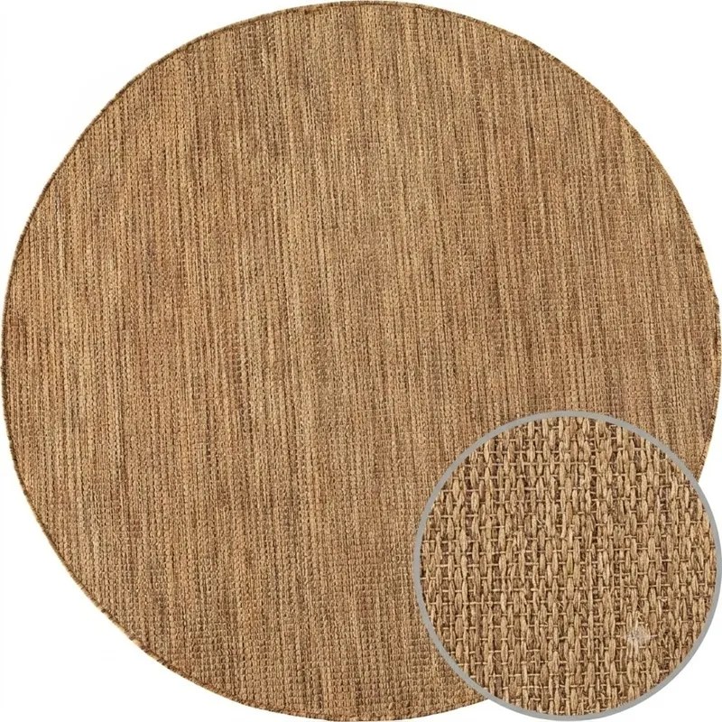 Dywan uniwersalny MIRA Brązowy koło 80 cm x 80 cm