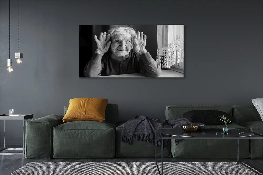 Duży obraz na płótnie Starsza Kobieta