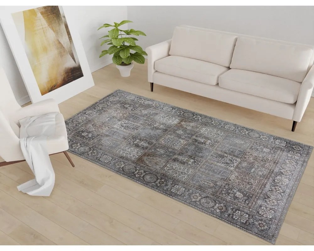 Szary dywan odpowiedni do prania 160x230 cm Vintage Orient – Vitaus