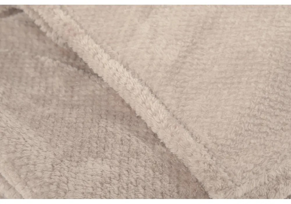 Szarobrązowy koc z mikropluszu 150x200 cm Pippa – Tiseco Home Studio
