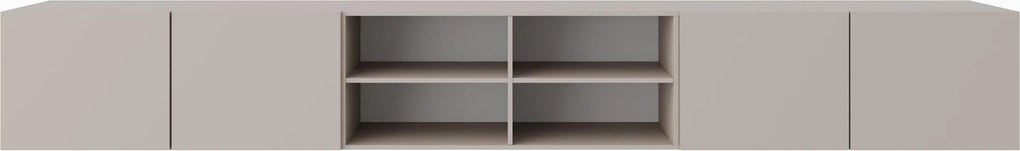 Szafka RTV wisząca MIVO 300 cm do Salonu pod Telewizor - Kaszmir