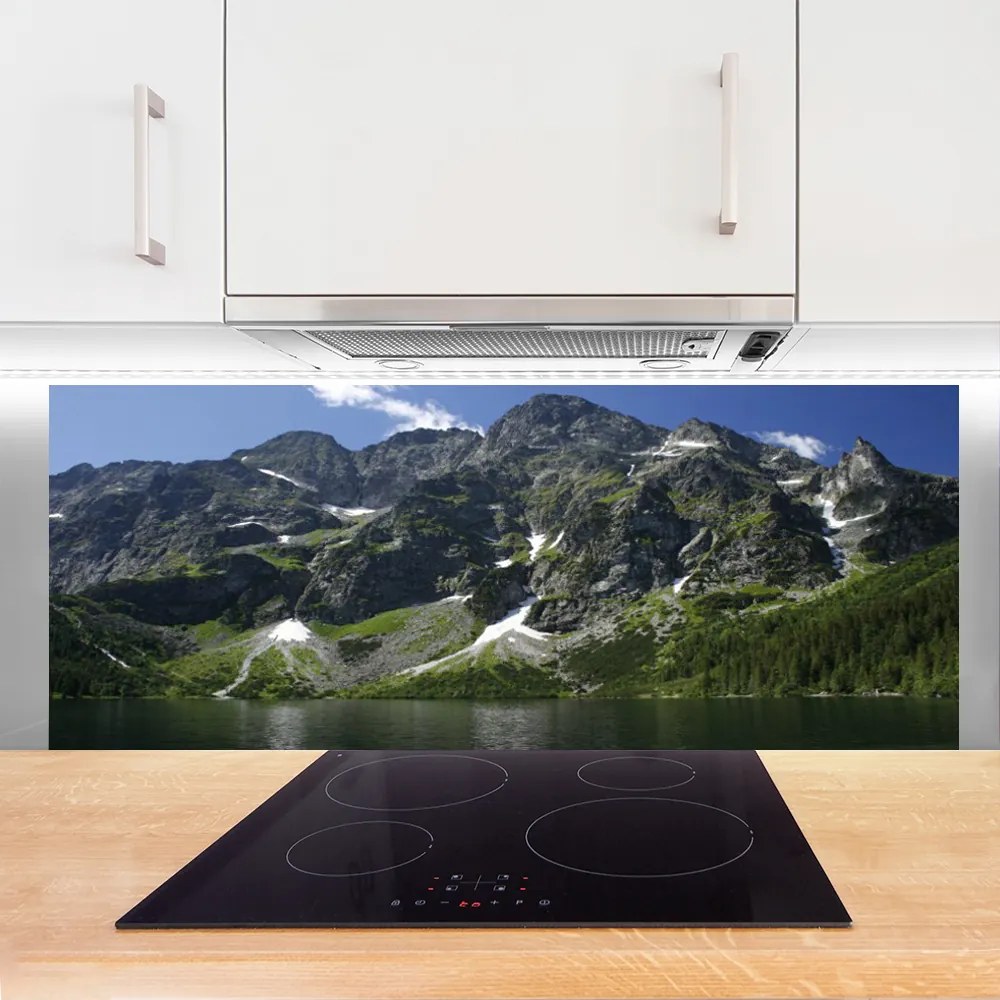Panel nad blat kuchenny Panorama Alpejskiej Natury