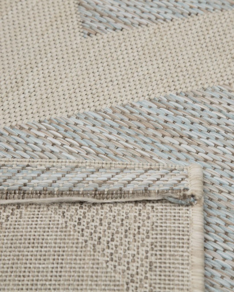 Dywan Modern Chevron beige/ice blue 160x230 cm