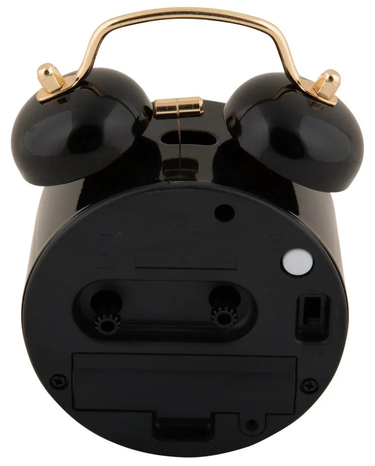 Budzik retro PEARL GLOW, Ø 8 cm