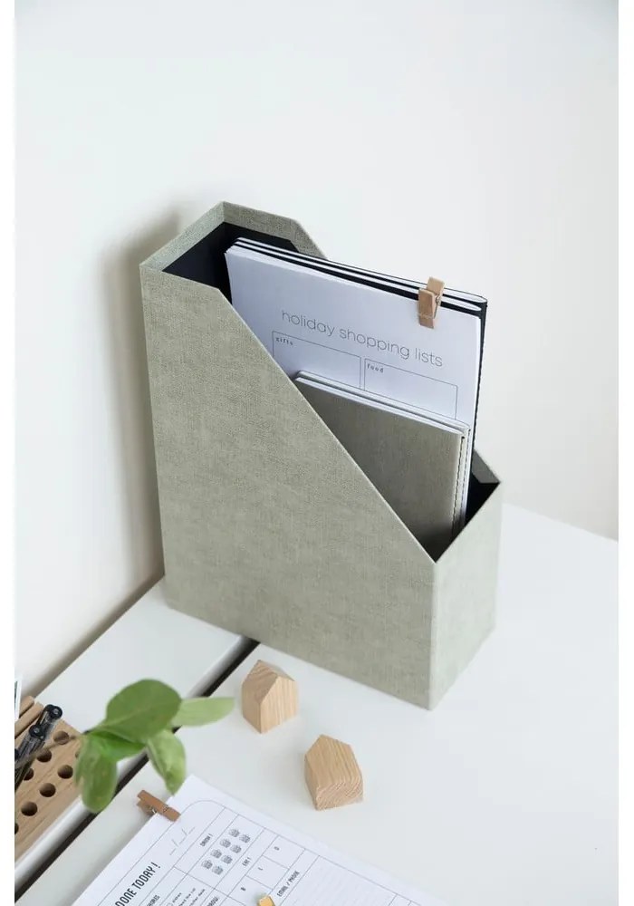 Beżowy organizer na dokumenty Bigso Box of Sweden Estelle