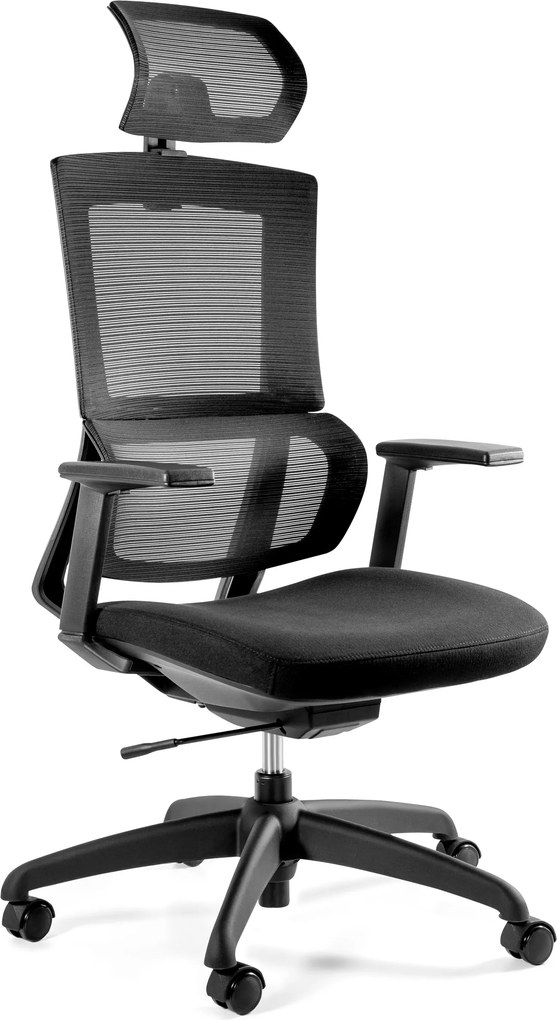 Ergonomiczny fotel biurowy Elegance z wysokim oparciem z siatki