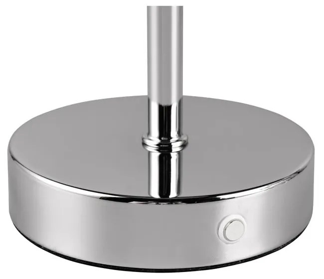 Lampa stołowa LED w kolorze srebra z połyskiem ze ściemniaczem (wys. 30 cm) Jeff – Reality