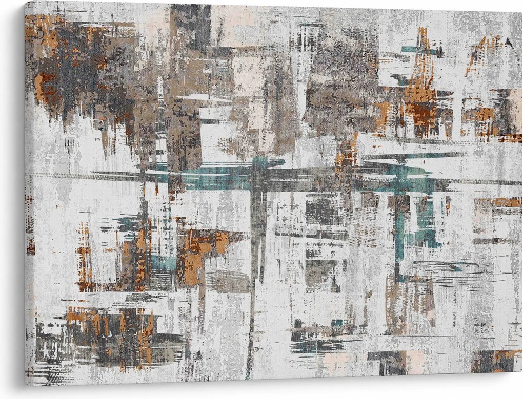 Obraz - Abstrakcyjne pociągnięcia (70x50 cm)
