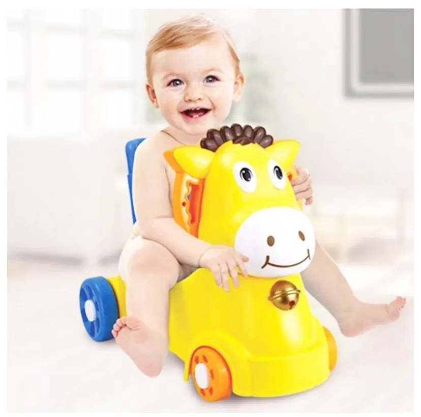 Woopie baby chodzik jeździk nocnik 3w1 osiołek