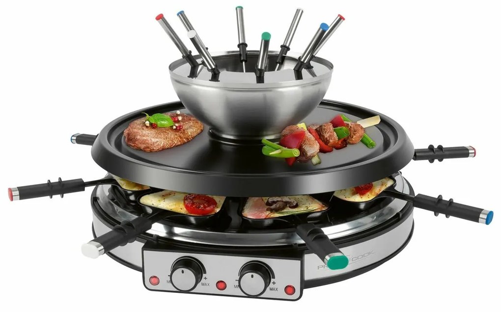 ProfiCook RG/FD 1245 grill do fondue raclette  2w1