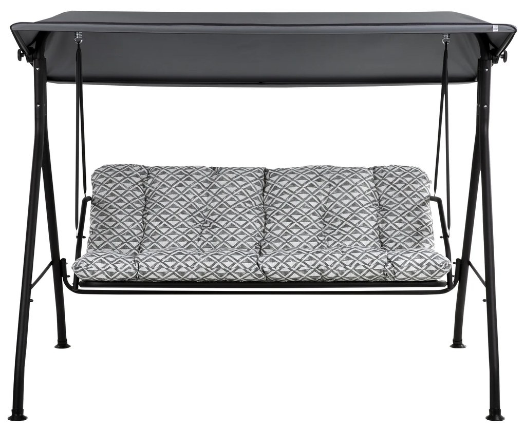 Huśtawka ogrodowa Marbella Black Edition H039-06PB PATIO