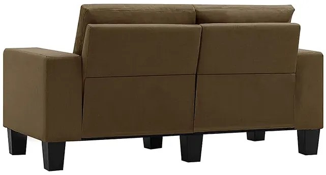 2-osobowa sofa brązowa z podłokietnikami - Lurra 2Q