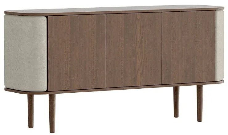 Brązowo-beżowa niska komoda w dekorze dębu 150x75 cm Treasures – UMAGE