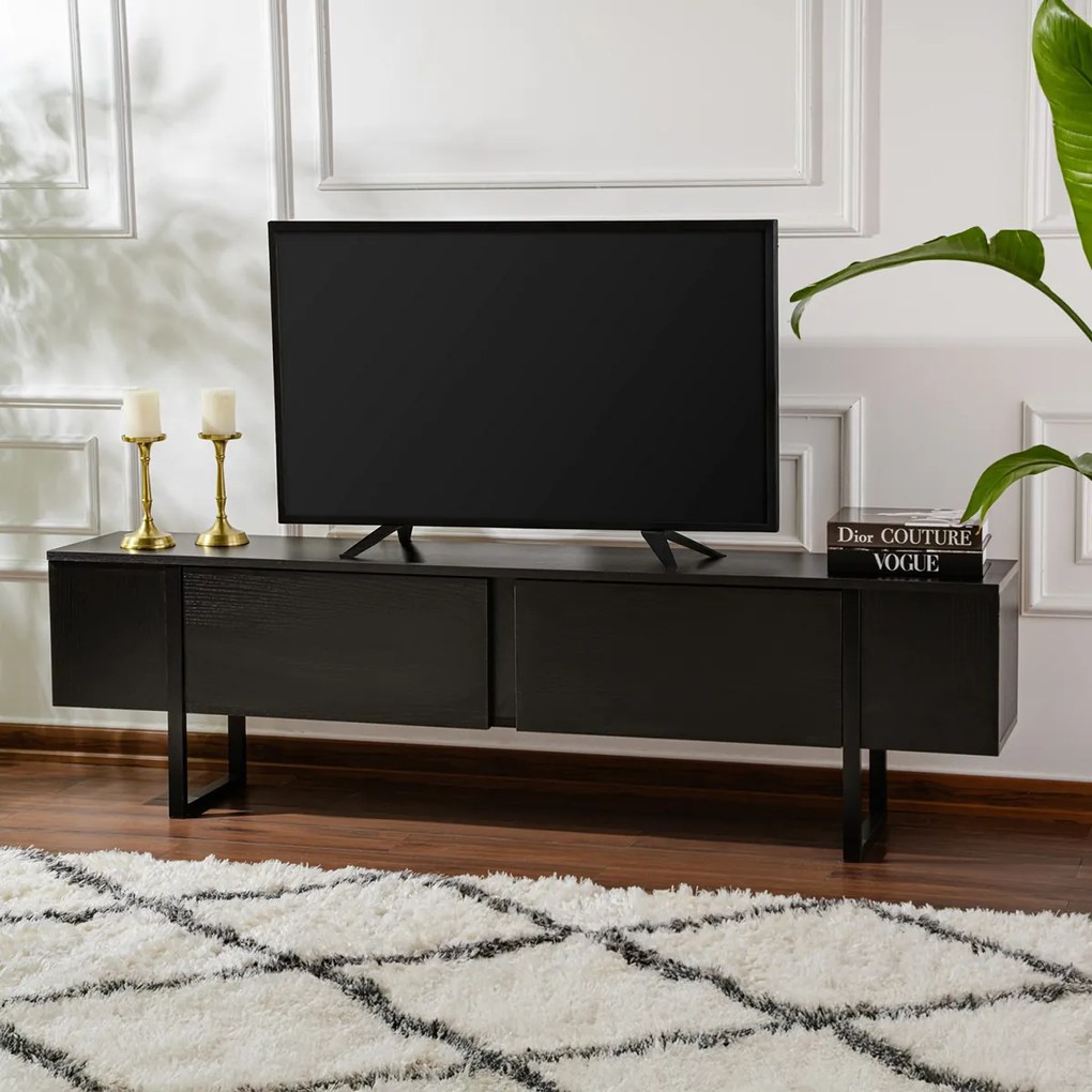 Stolik pod telewizor Serenity Wood Black