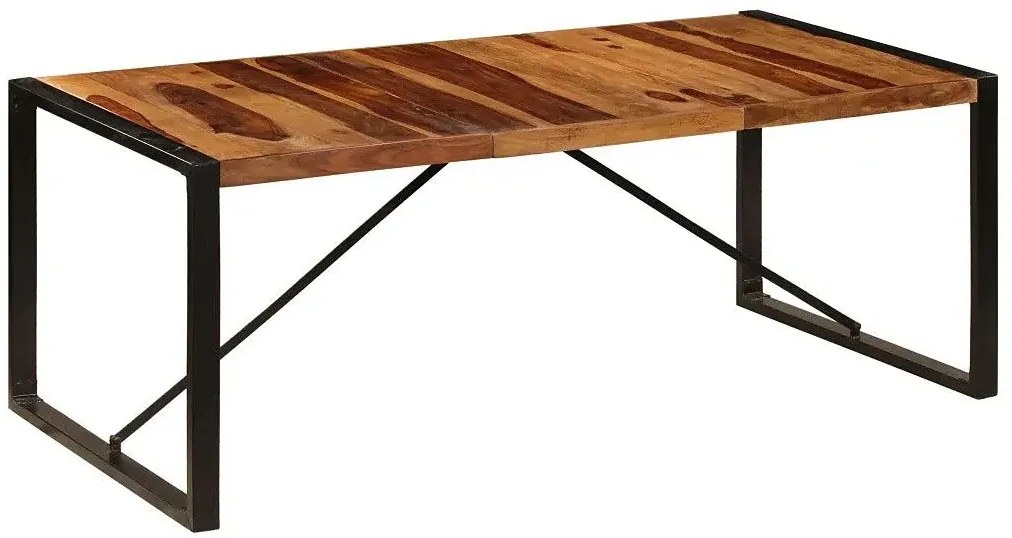 Industrialny stół z sheesham 100x200 Z2-T04