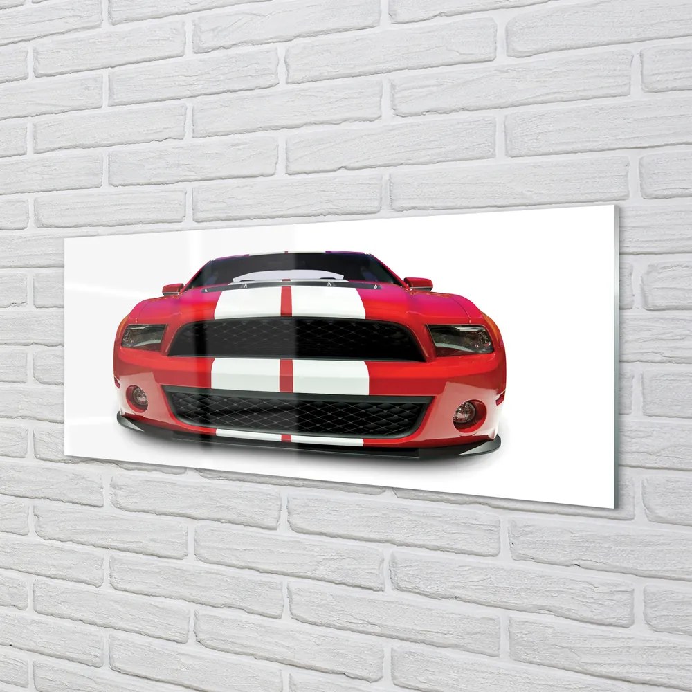 Szklany Panel Sportowe auto czerwone