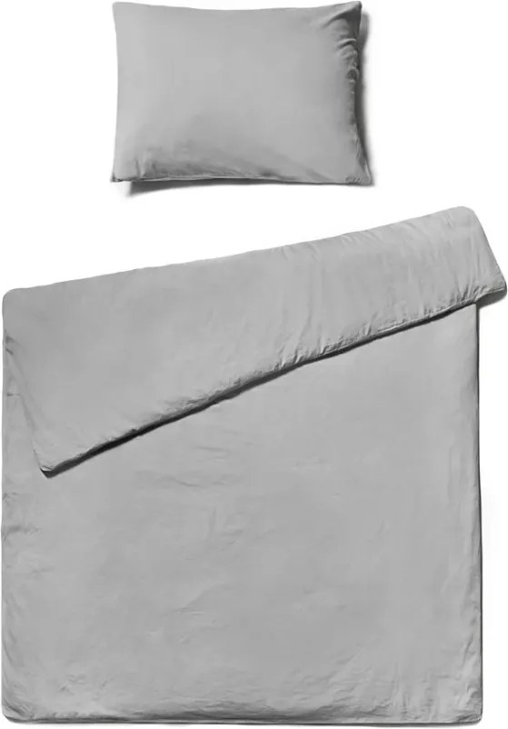 PrzytulneMieszkanie.pl PrzytulneMieszkanie.pl Bawełniana pościel CALMORA jasnoszara Rozmiar pościeli: 2 szt 70 x 90 cm | 200 x 220 cm