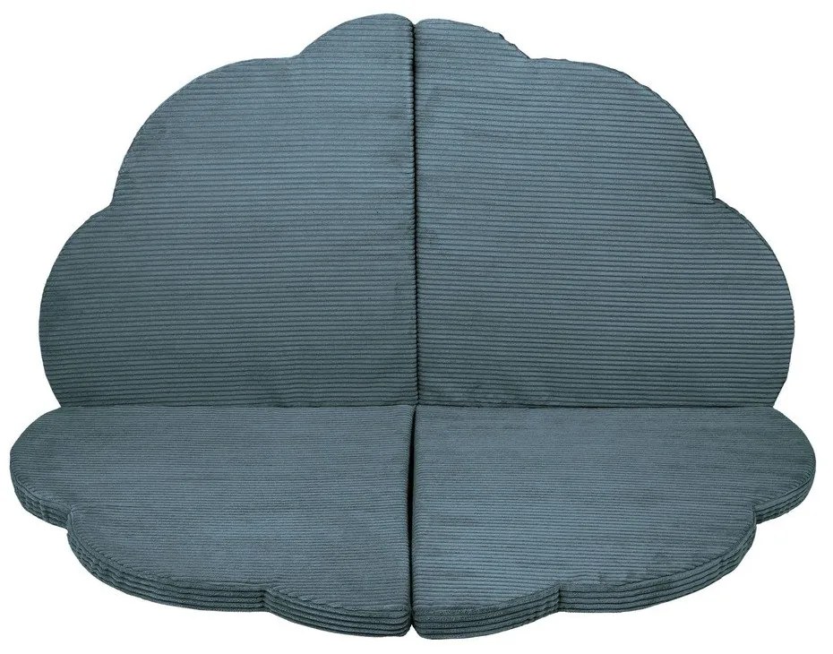 Turkusowa mata do zabawy dla dzieci 160x160 cm – Meowbaby