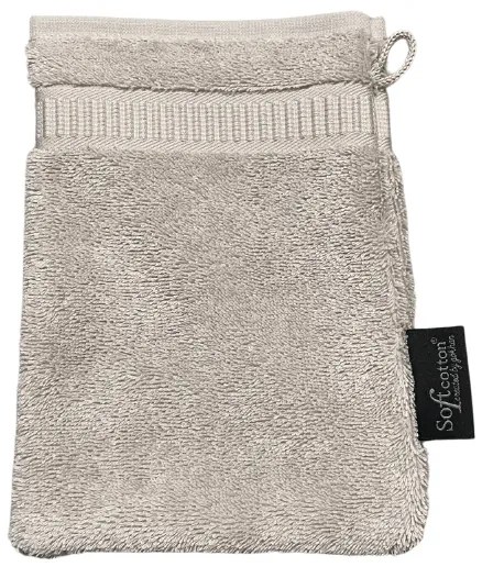 Frotte rękawica do kąpieli SOFT 16x22cm Jasnoszary