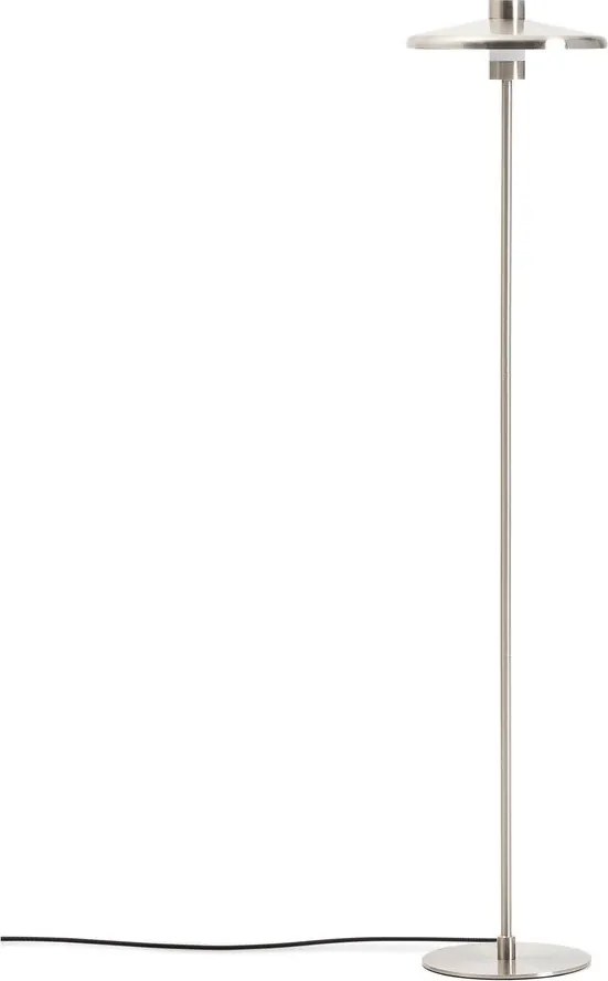 Lampa stojąca w kolorze srebra z metalowym kloszem (wysokość 130 cm) Nuvira – Kave Home