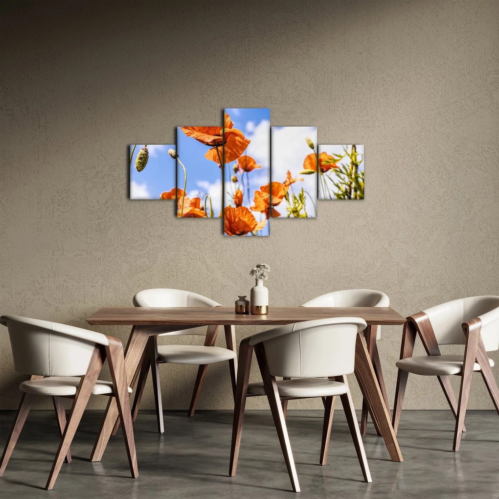 Obraz maków (125x70 cm)