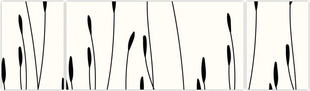Obraz - Łąka graficzna N⁰3 (170x50 cm)