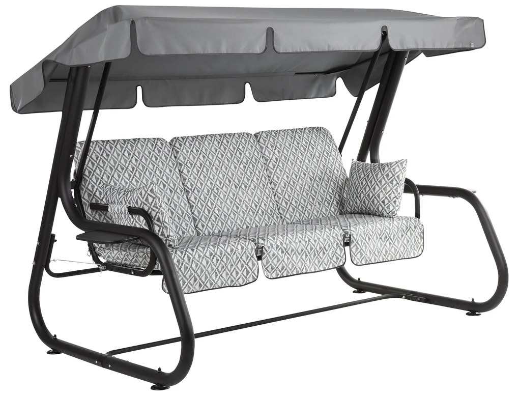Huśtawka ogrodowa Rimini Black Edition H039-06PB PATIO