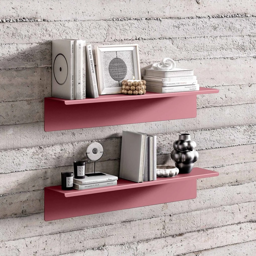 Półka wisząca JOANNE 700 mm, Fresh Style: pudrowy róż