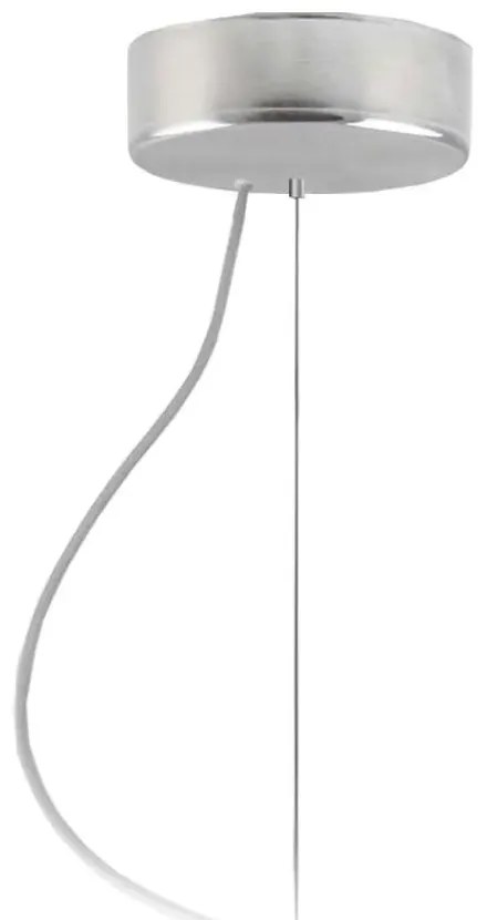 Żyrandol glamour z abażurem 30 cm - A7-F60