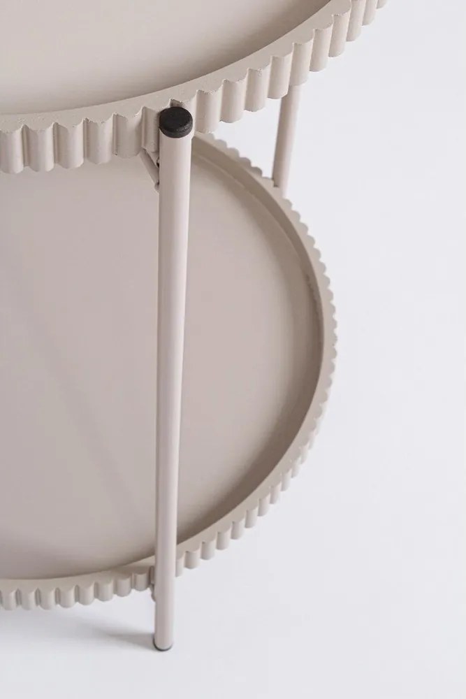 Metalowy okrągły stolik ø 42 cm Herdys – Yes Everyday