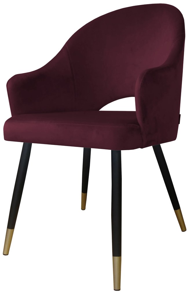 Krzesło obrotowe Velvet podstawa czarno-złota MG02