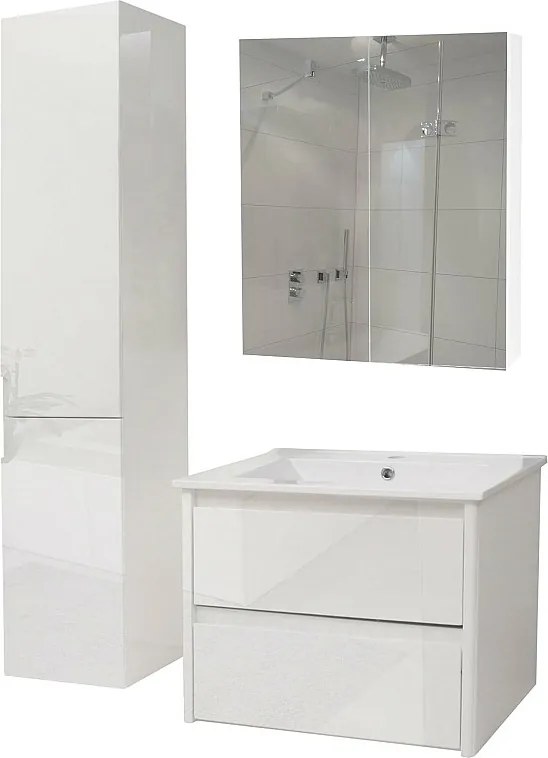 Zestaw łazienkowy MCW-B19b,  biały