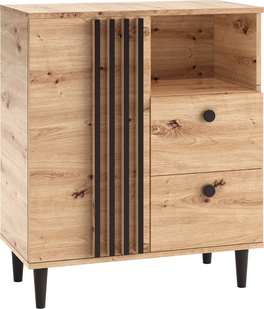 Komoda ARTIANO 80 cm do Salonu Sypialni Dąb artisan
