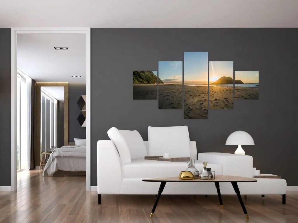 Obraz plaży (125x70 cm)