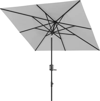 KNIRPS APOLL BLACK 240 x 240 cm - parasol do centrum ogrodniczego : Kolor parasola - Jasnoszary
