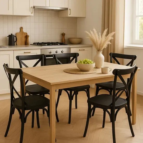 Białe krzesło stołowe w stylu chiavari W5-E77