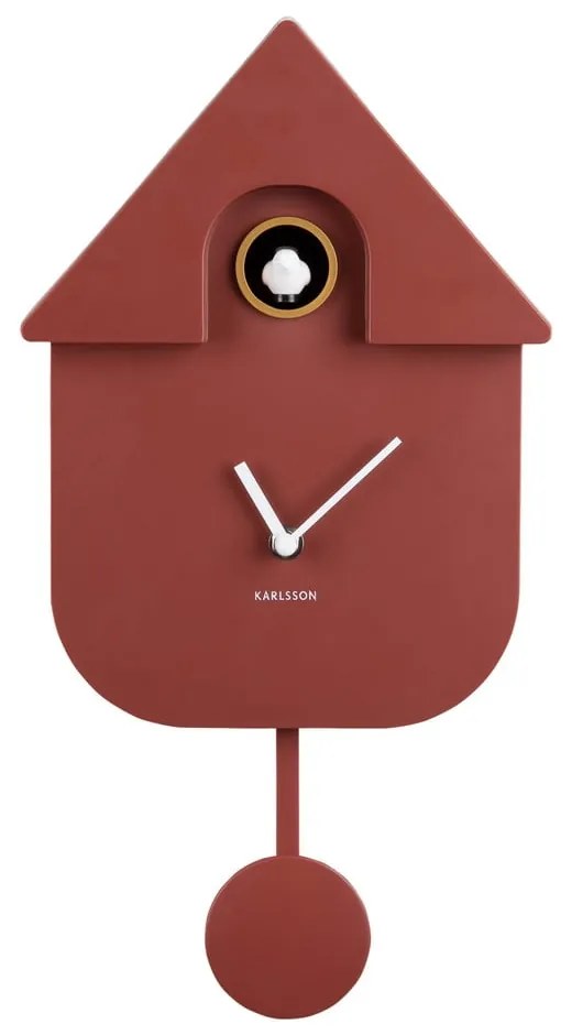 Wahadłowy zegar ścienny Modern Cuckoo – Karlsson