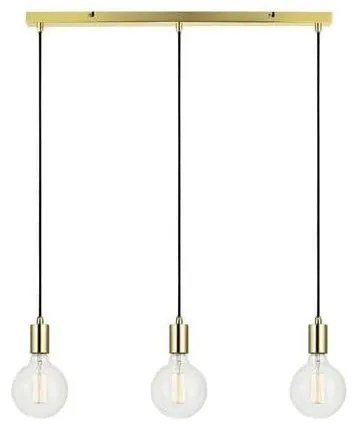 Złota lampa wisząca Markslöjd Sky Three