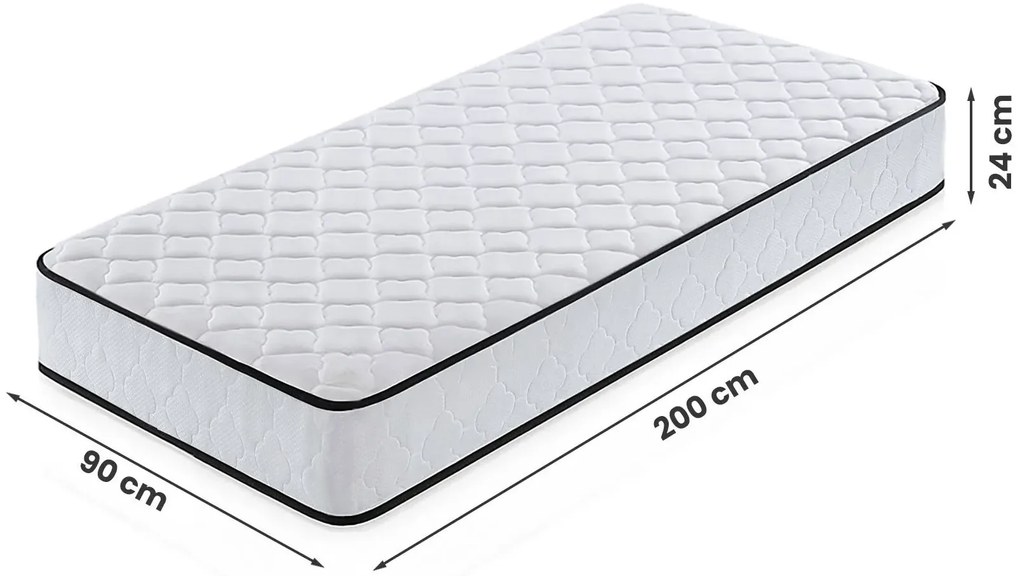 Wygodny materac 90x200 cm G8-H51