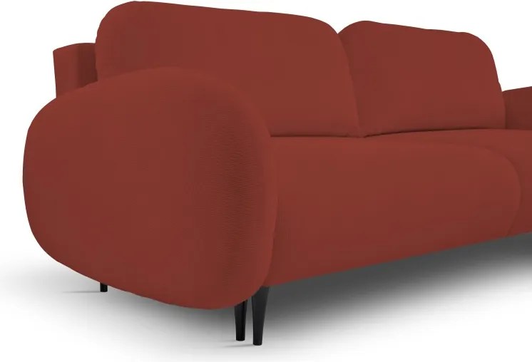 Sofa SOFT z funkcja spania i pojemnikiem CZERWONY RUN AGAIN 55