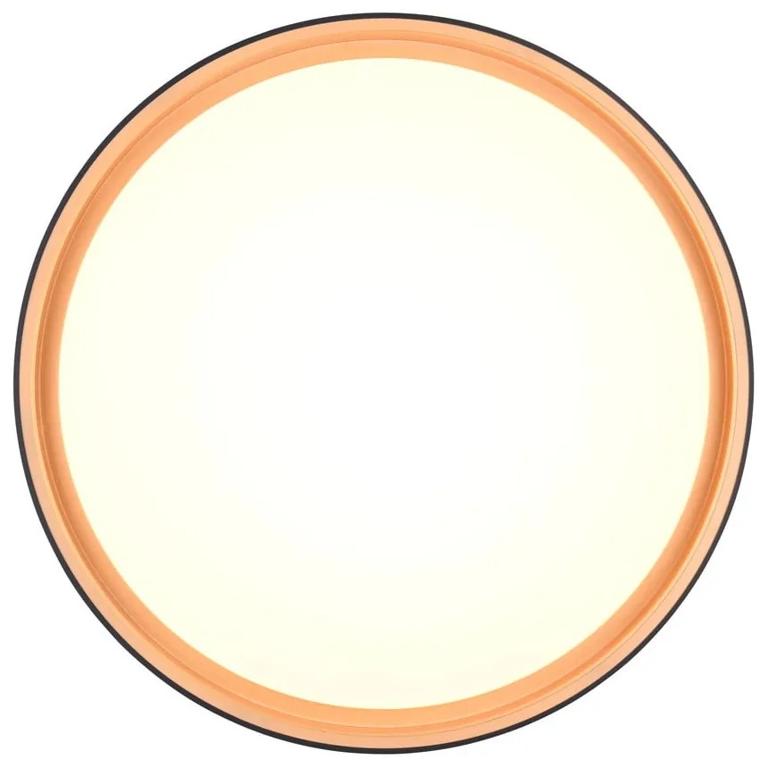 Czarna lampa sufitowa LED ø 40 cm Felis – Reality