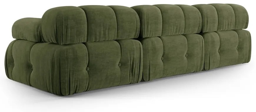 Ciemnozielona sofa 288 cm Ferento – Cosmopolitan Design