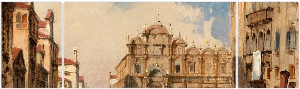Obraz - Jules-Romain Joyant, The Scuola di San Marco, Venice, reprodukcje (170x50 cm)